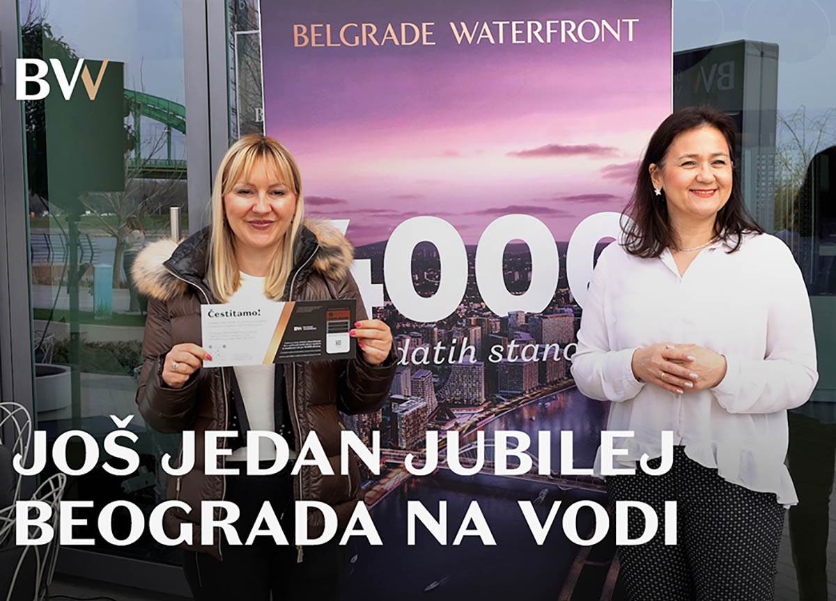  Još jedan jubilej Beograda na vodi - 4000. stan dobio je svoje vlasnike! 