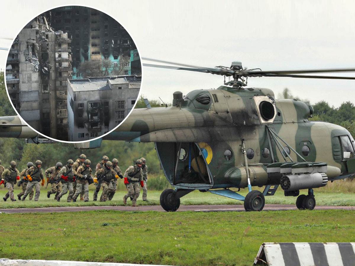  Oboren ukrajinski helikopter u Marijupolju 