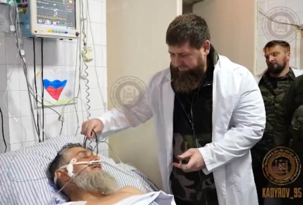 Kadirov posetio čečenskog komandanta u bolnici 