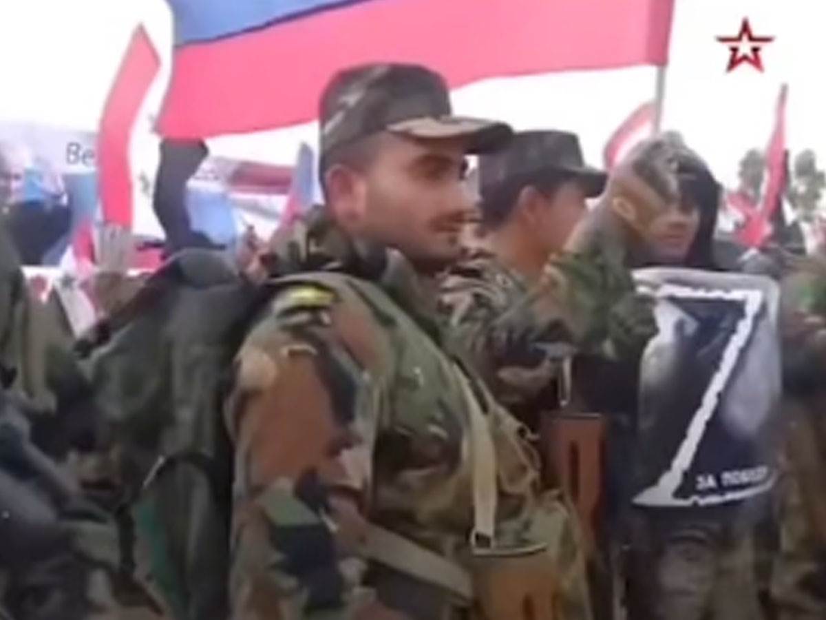  Sirijski vojnici se bore u Ukrajini 