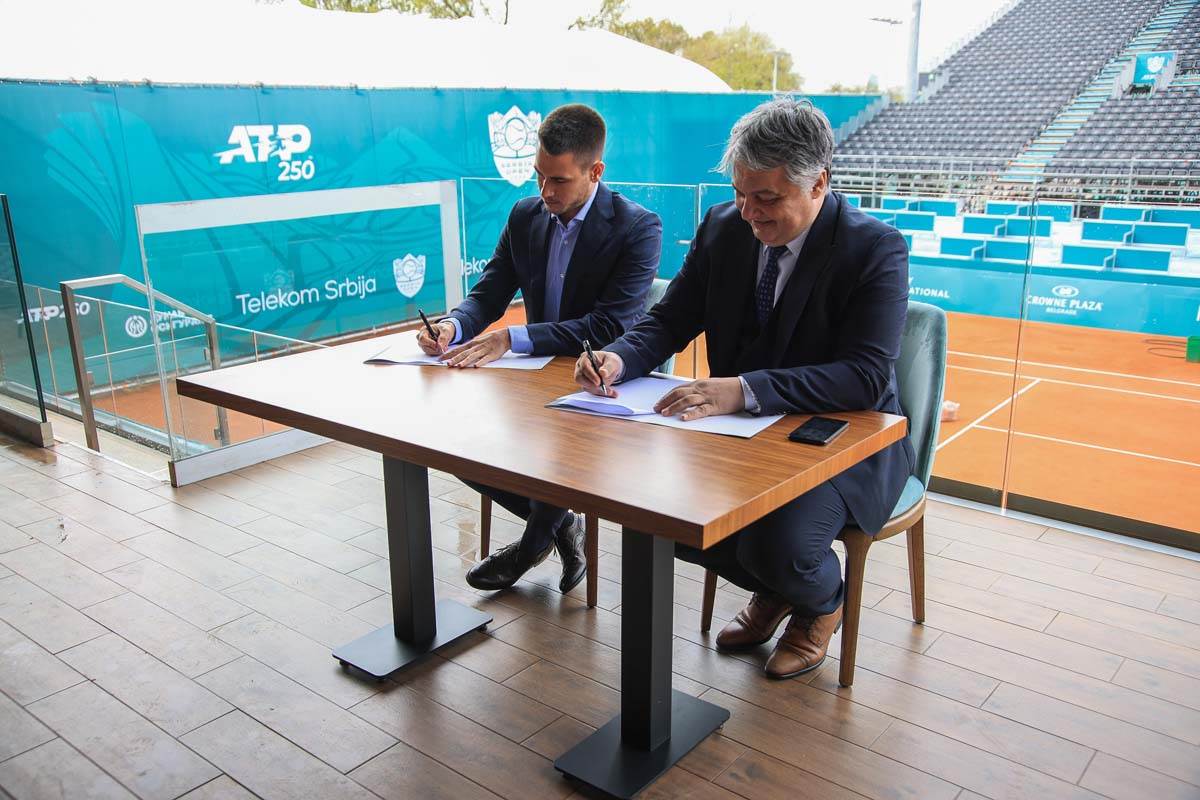  Serbia Open 2022 i Telekom Srbija potpisali ugovor o sponzorstvu 