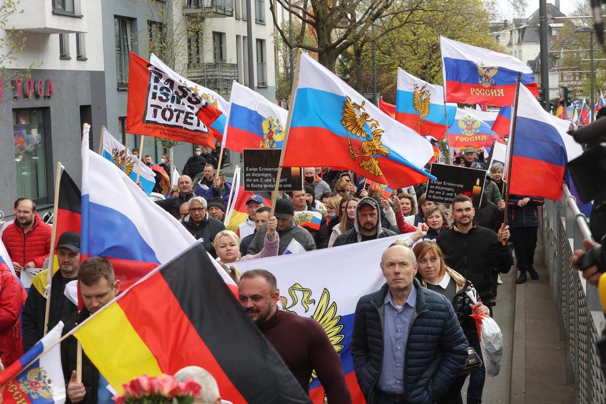  Protesti protiv rusofobije u Nemačkoj 
