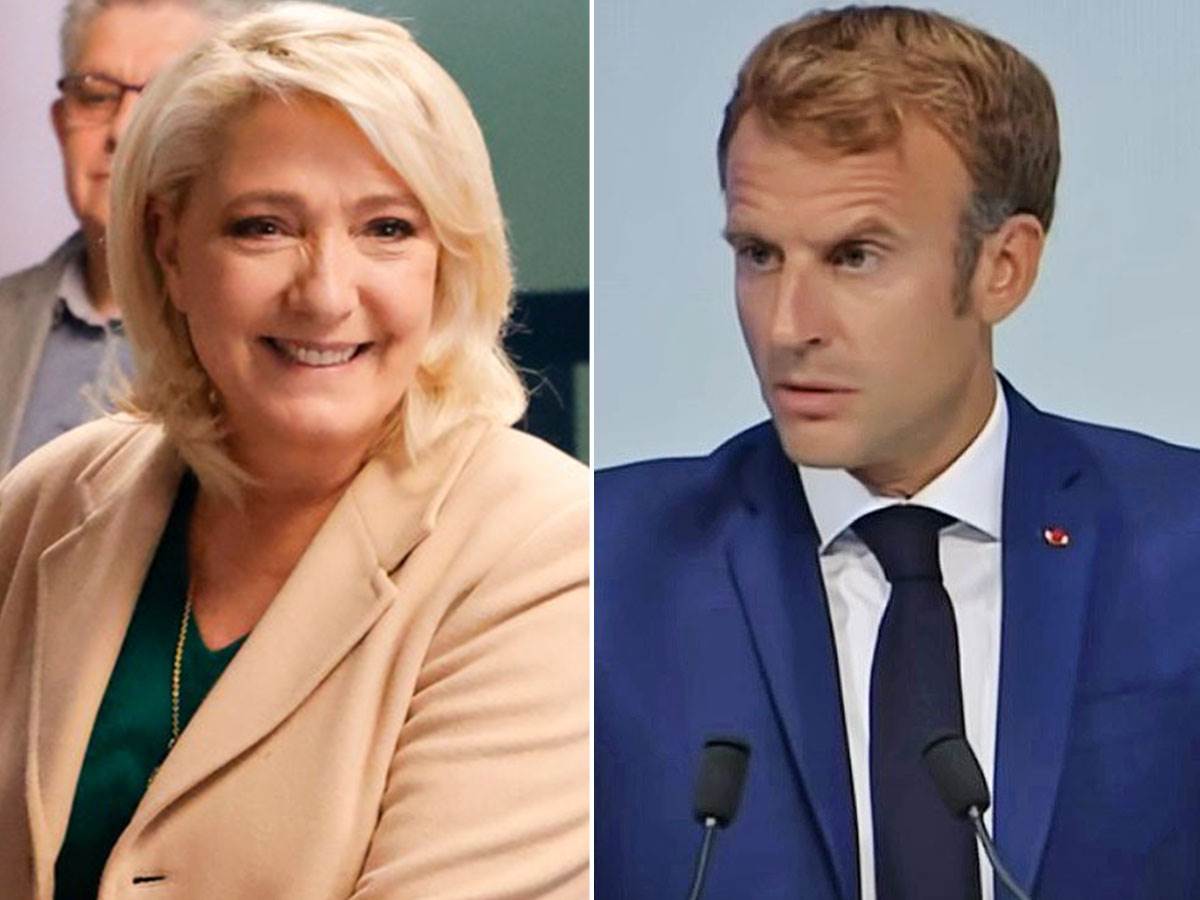  Le Pen i Makron u tv debati 