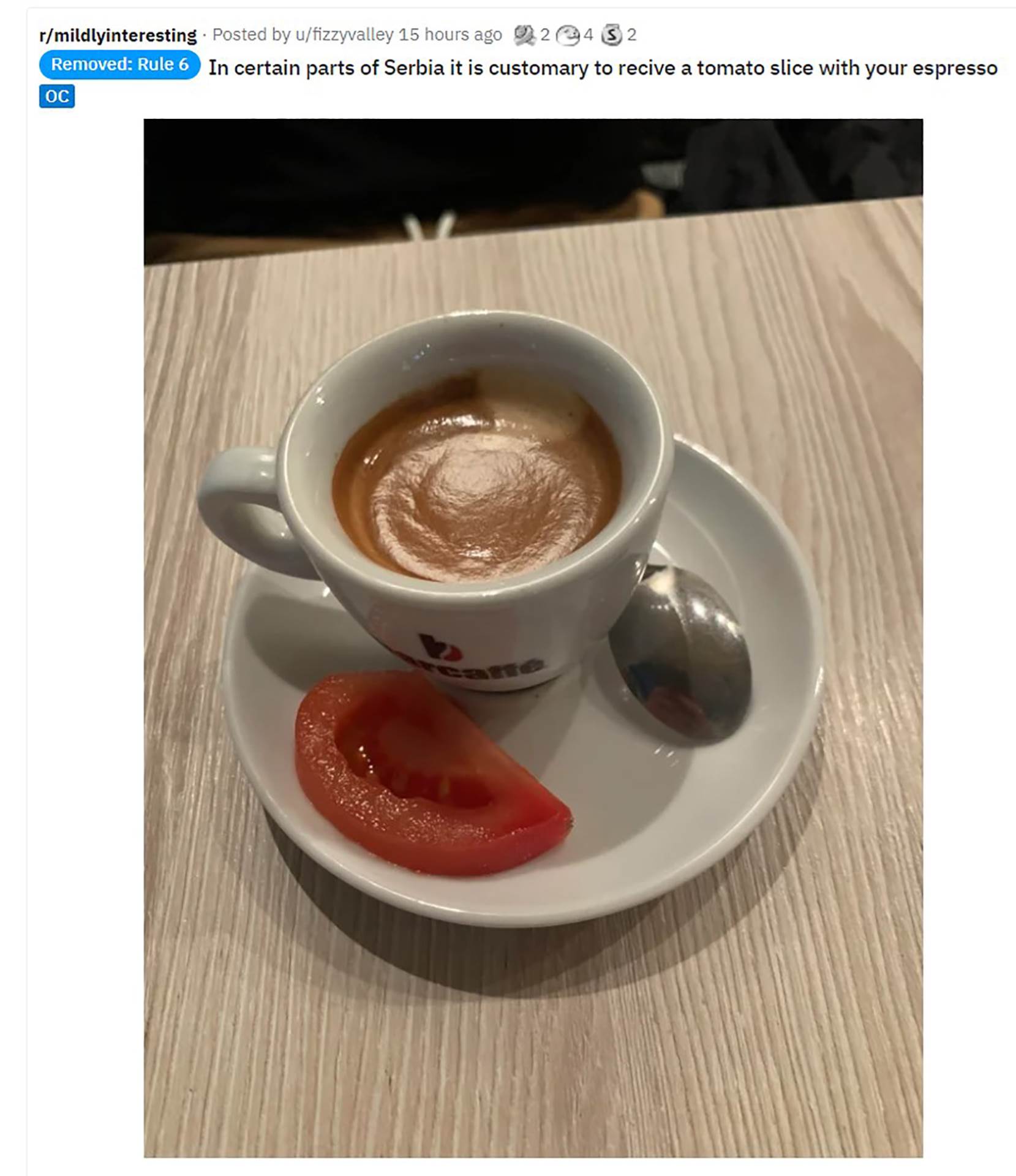  U Srbiji služe paradajz uz kafu 