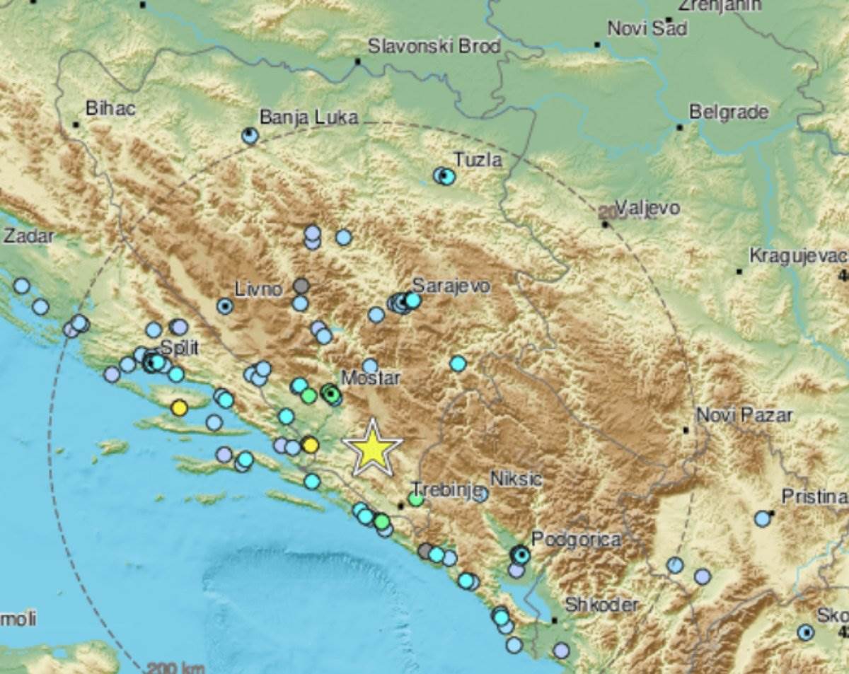  Zemljotres u Mostaru i Nevesinju 