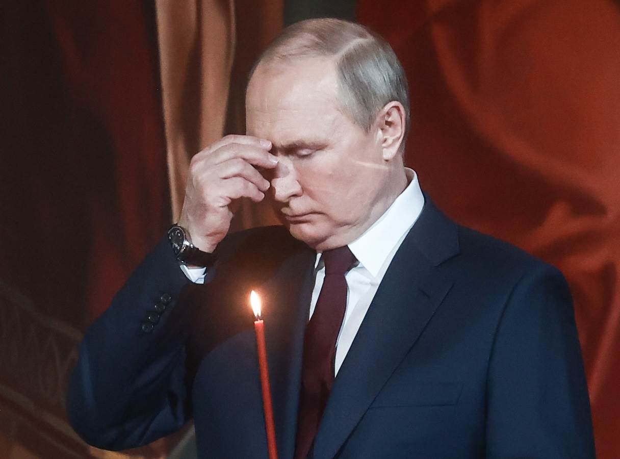  Putin na Vaskršnjoj liturgiji 