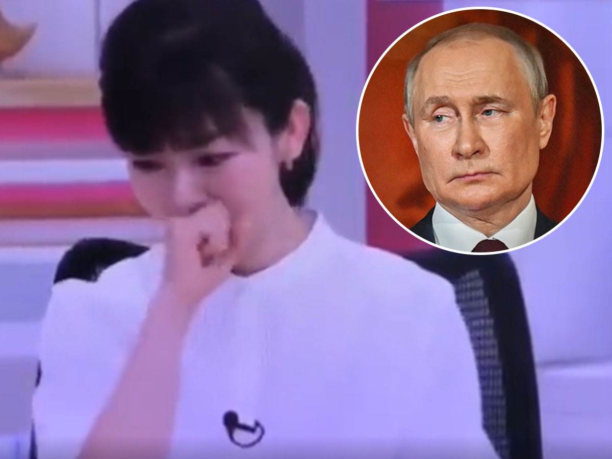 Voditeljka se rasplakala zbog Putina 