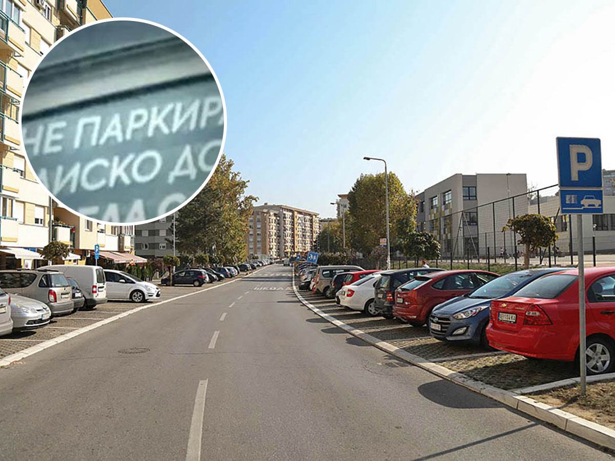  Beograđanka ostavila poruku na automobilu 