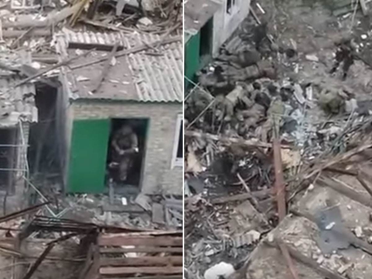  Borba ukrajinskih vojnika i Vagnerovaca snimljena dronom 
