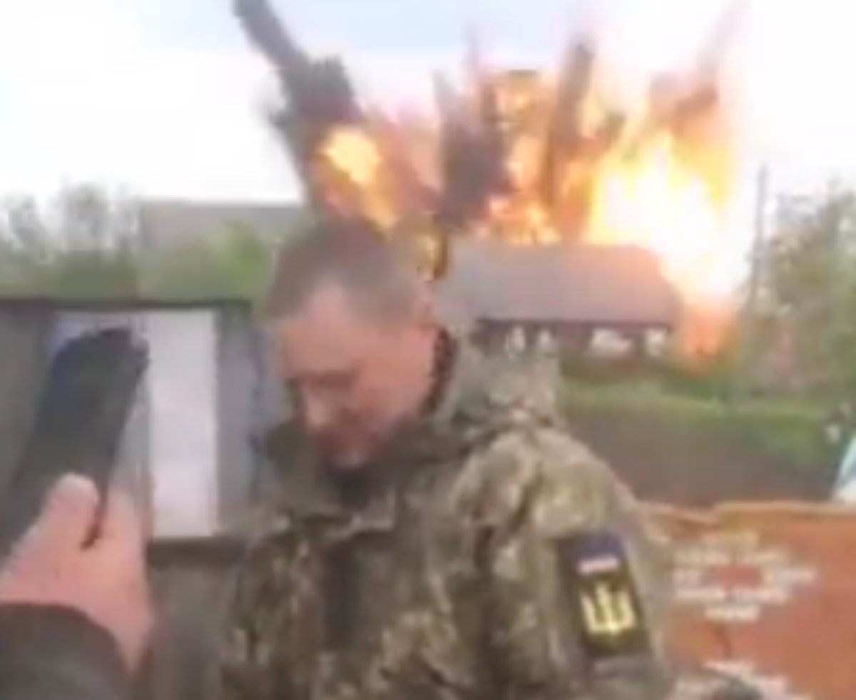  Eksplodirala raketa Iskander pored vojnika u Ukrajini 
