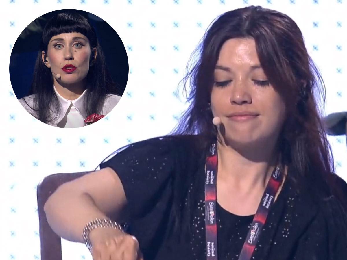  Devojka imitira Konstraktu na sceni Evrovizije 