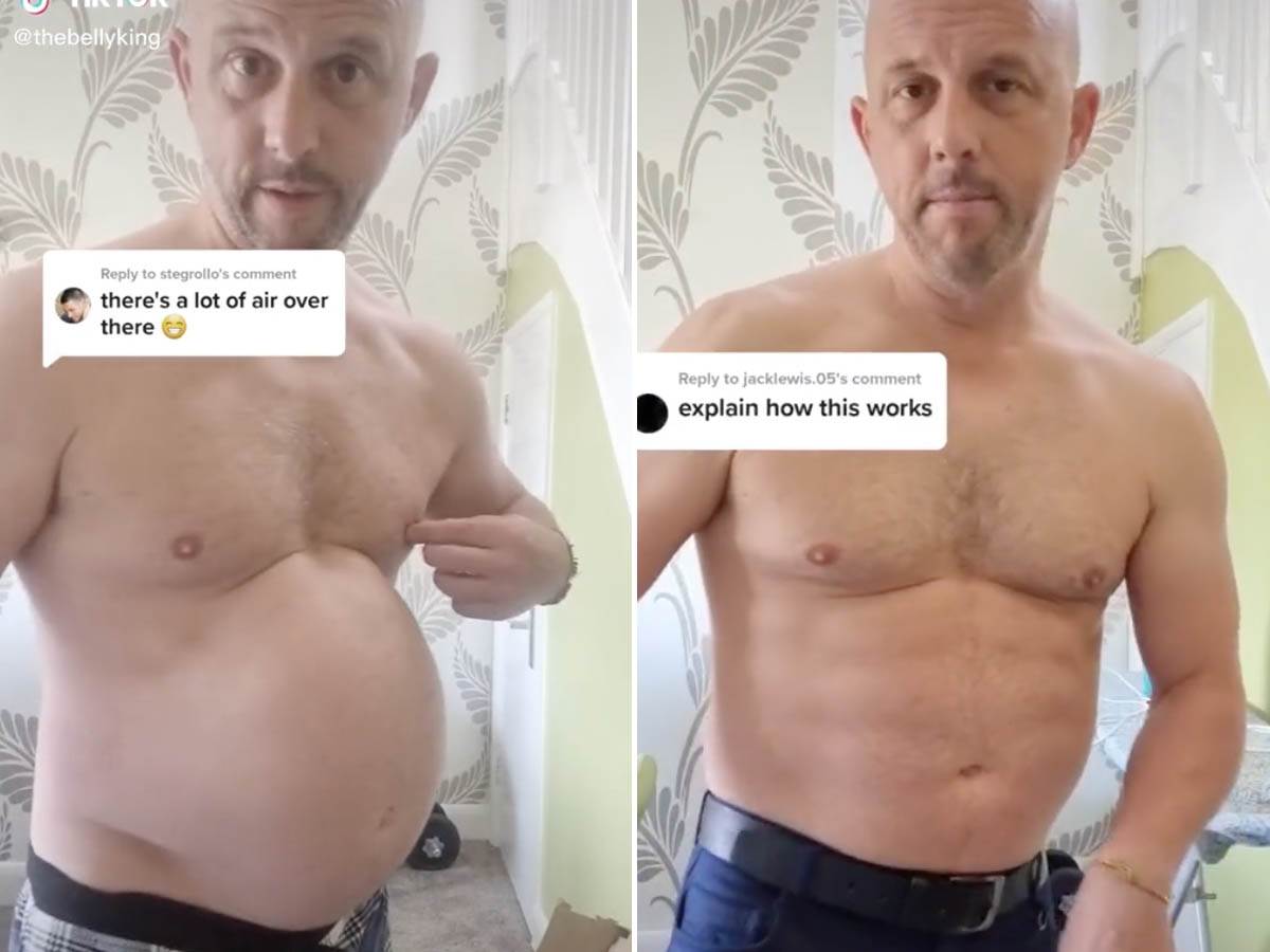 Video muškarca kako transformiše stomak 
