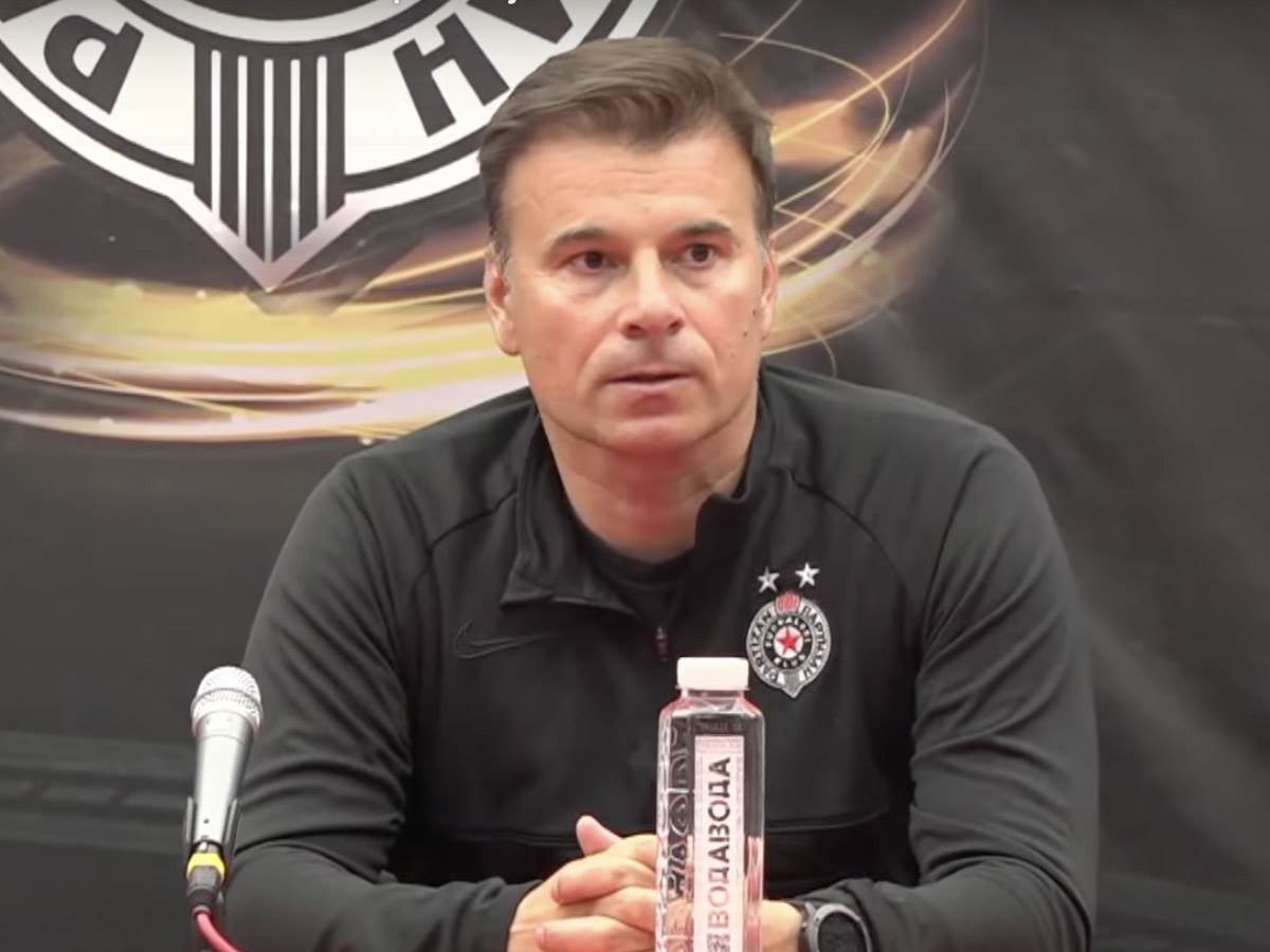  Aleksandar Stanojević trener Partizana 