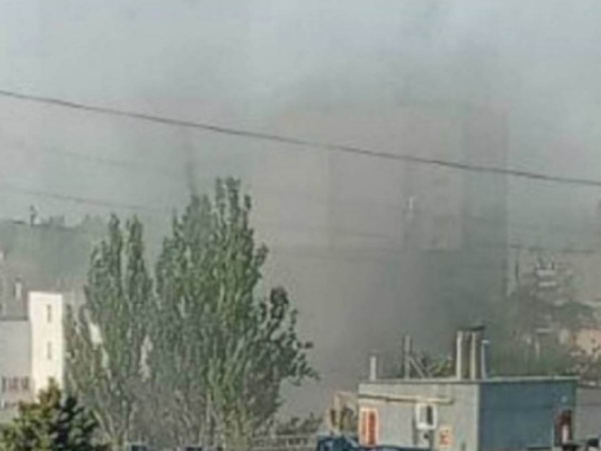  Snažna eksplozija u centru Melitopolja 