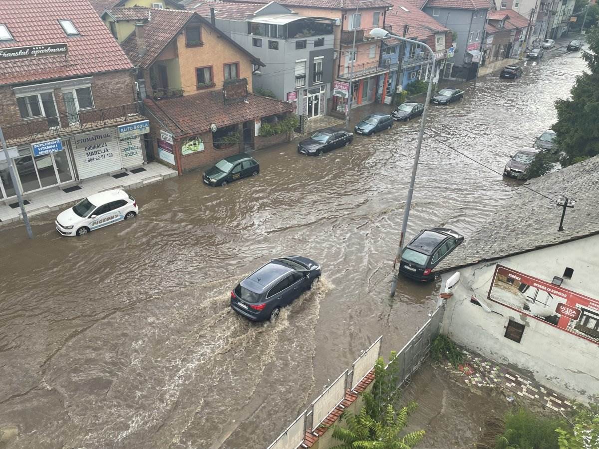  Poplavljene ulice u Beogradu nakon kiše 
