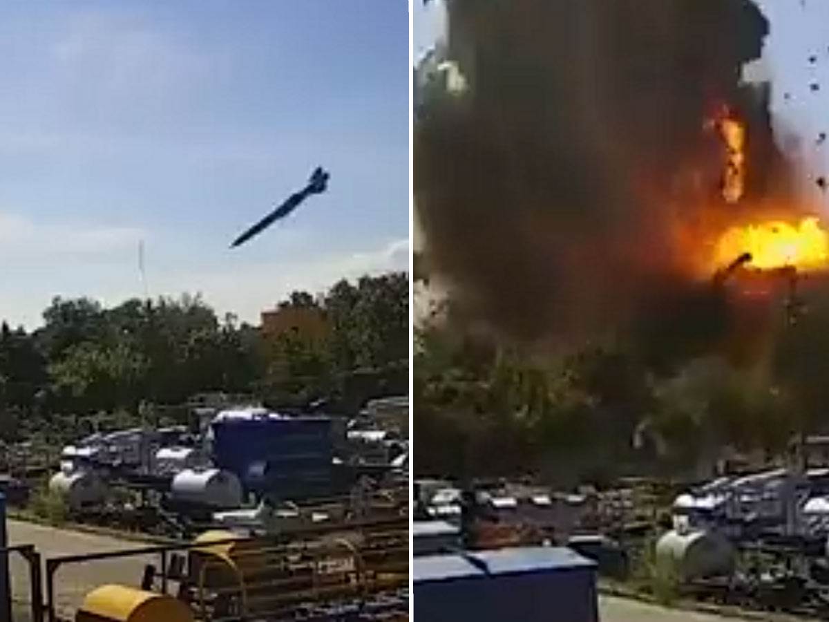  Objavljen novi snimak udara rakete u ukrajinski trzni centar 