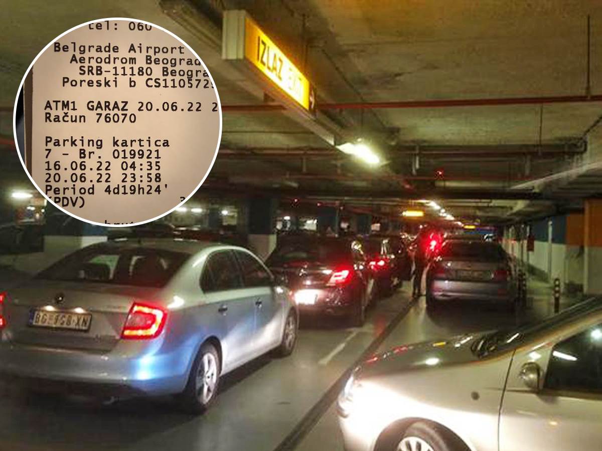  Cene parkinga na beogradskom aerodromu 