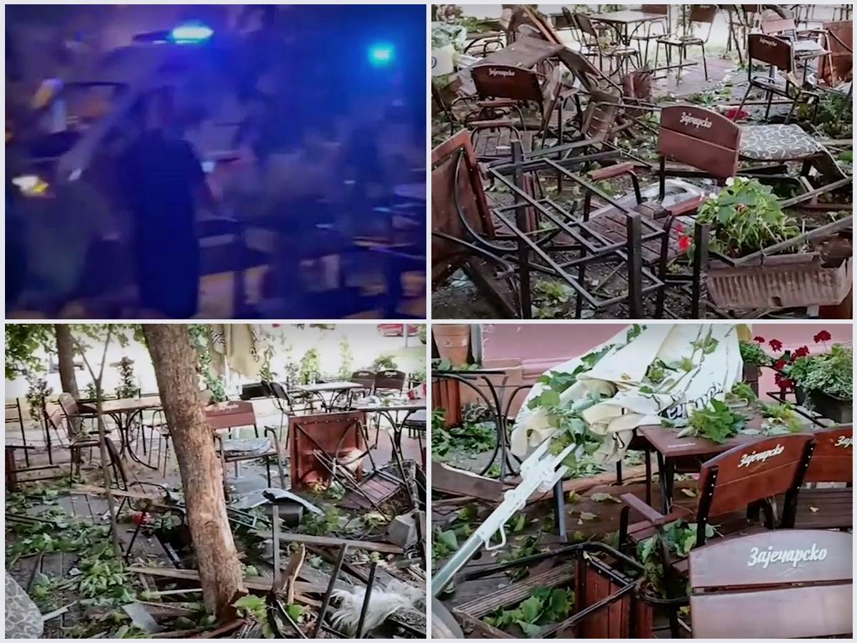  Detalji nesreće u bašti kafića u Novom Sadu 