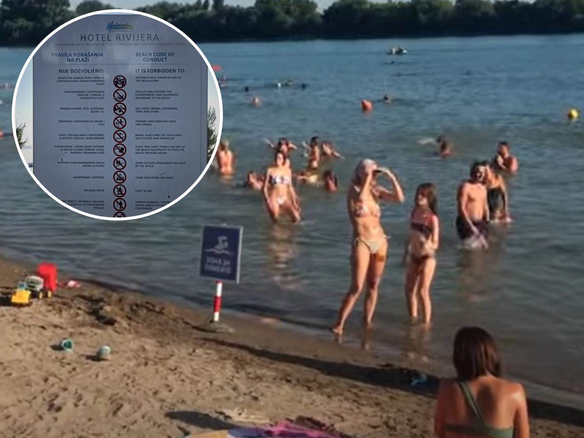  Zabrane na plaži u Hrvatskoj 