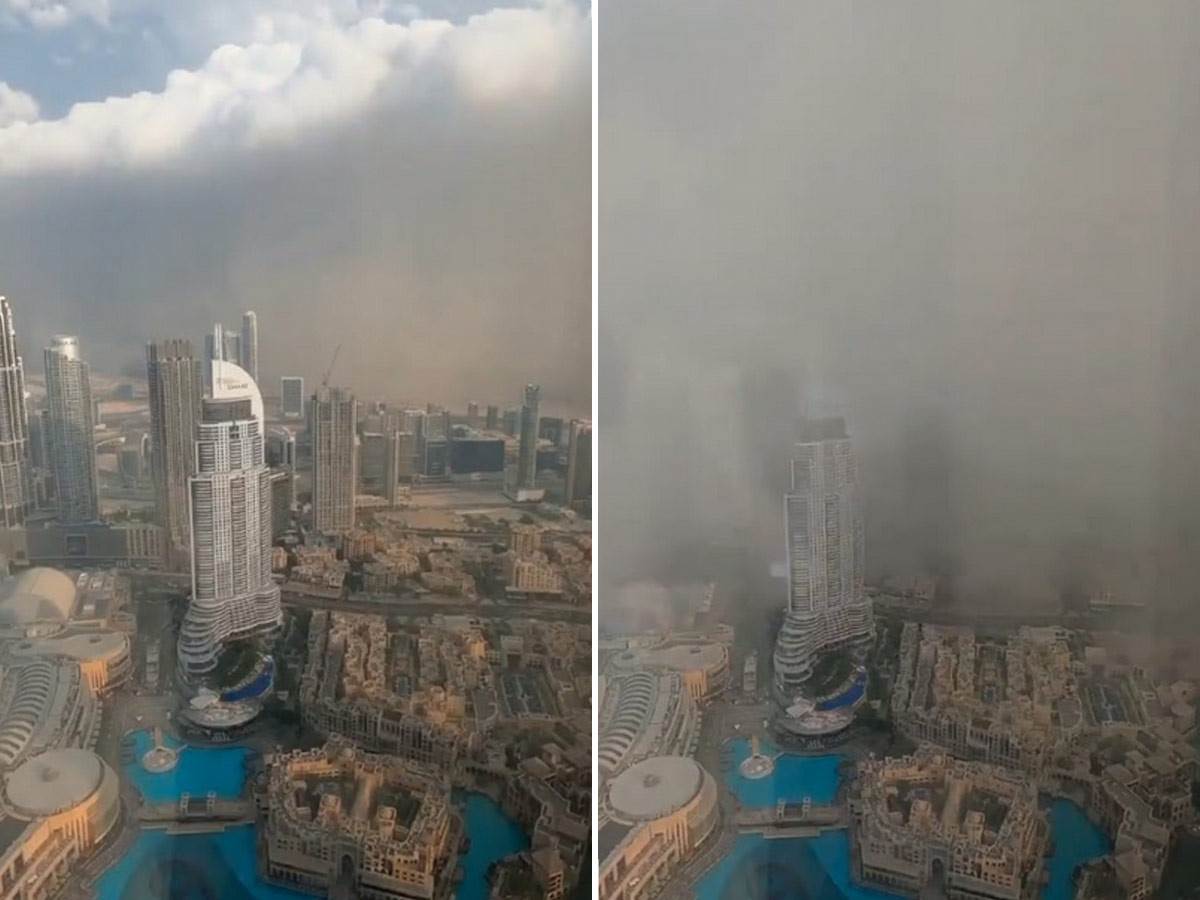  Ogromna peščana oluja u Dubajiu 