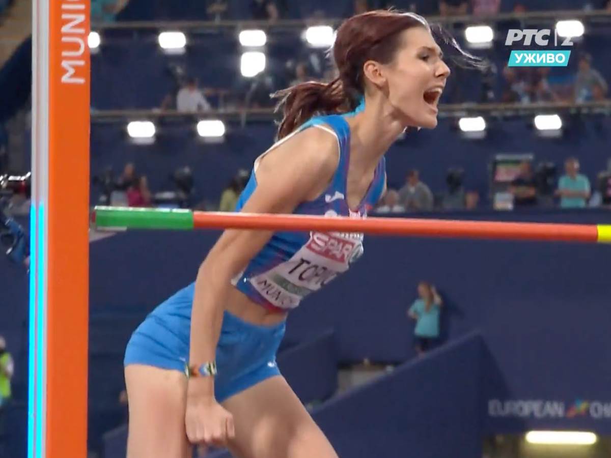  Finale Evropskog prvenstva u atletici skok u vis Angelina Topić 