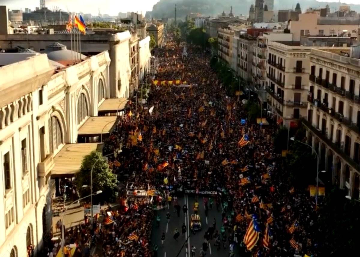  Protest katalonskih separatista u Barseloni 