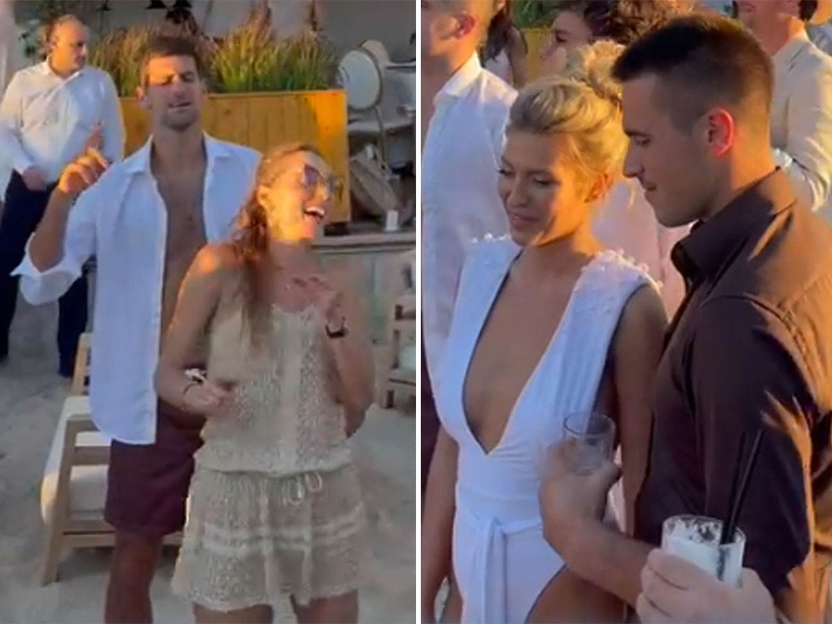  Novak Đoković i Jelena đuskaju na svadbi na plaži 