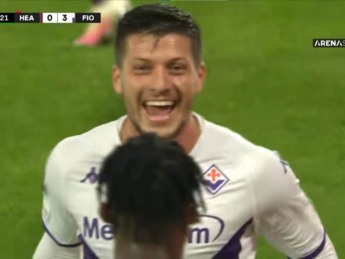  Luka Jović dao gol za Fiorentinu protiv Hartsa 