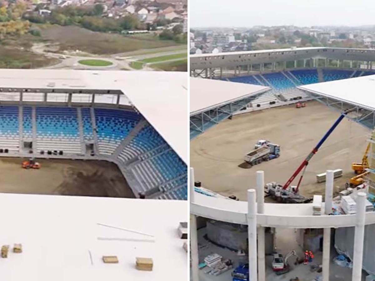  Radovi na stadionu Pampas u Osijeku 