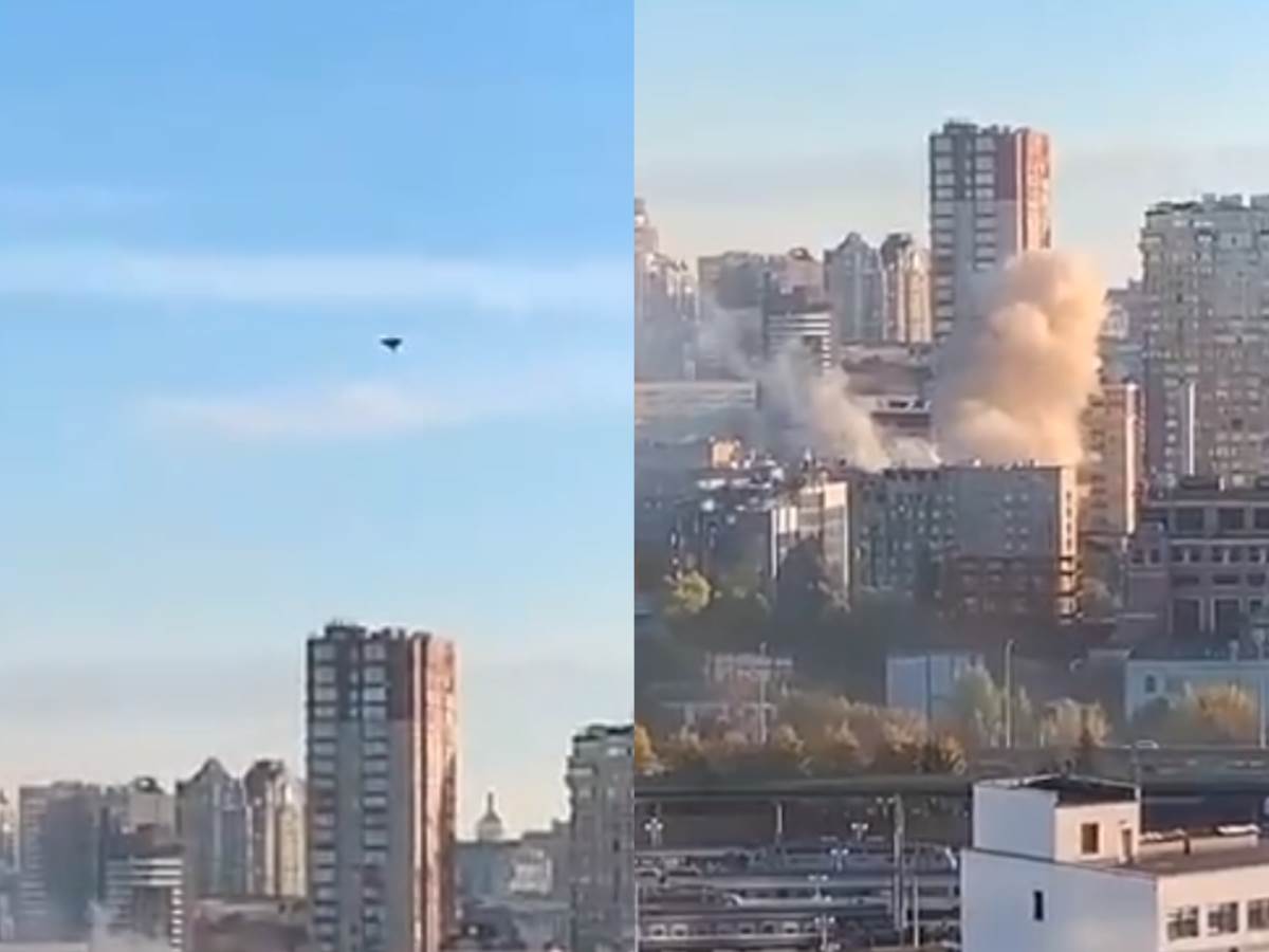  Objavljen snimak drona kamikaze koji se obrušio na zgradu u Kijevu 