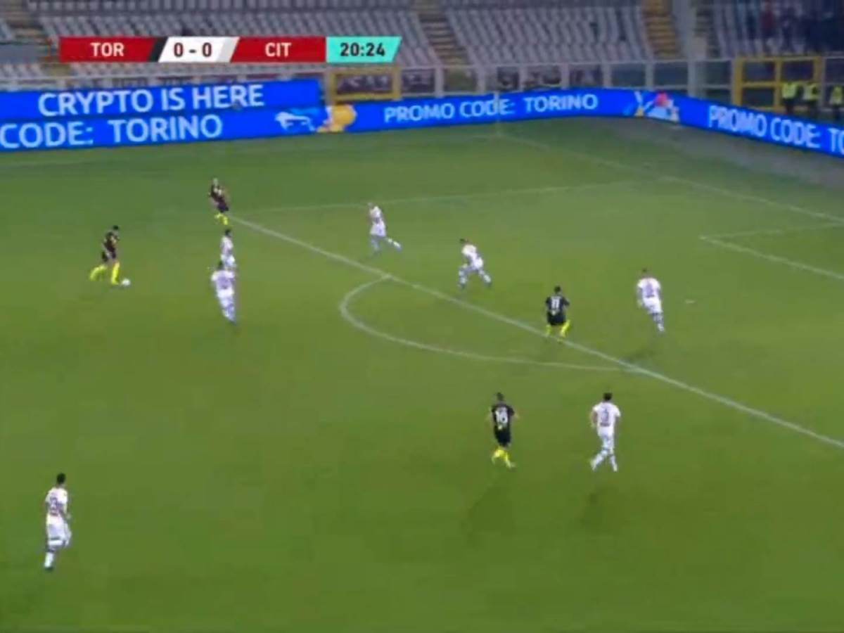  Nemanja Radonjić gol protiv Citadele u Kupu Italije 