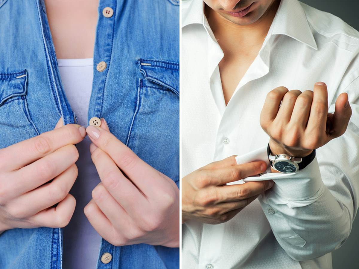  Zašto su dugmići na muškoj i ženskoj košulji na različitim stranama 