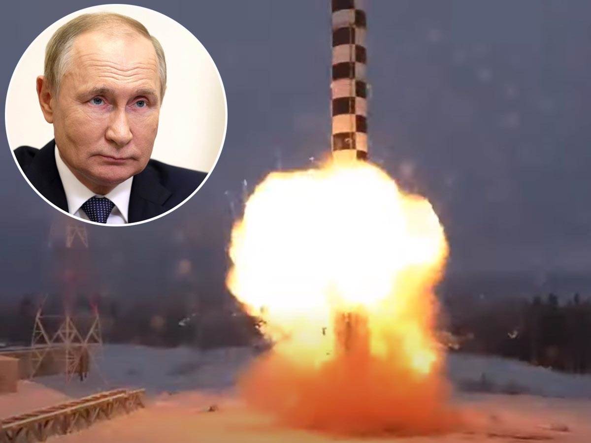  Rusi testirali raketu Sarmat 