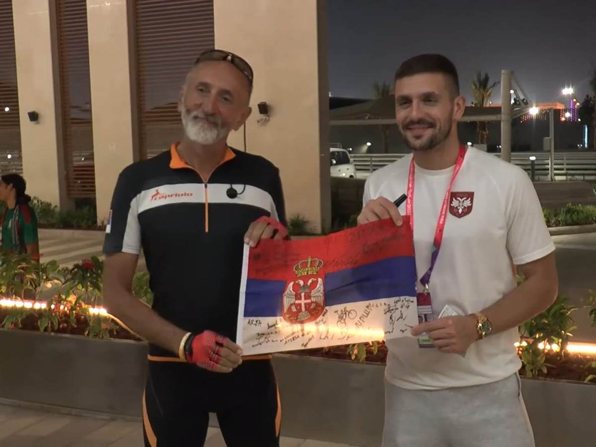  Srbin Zoran Zivlak biciklom otišao na Mundijal u Kataru 