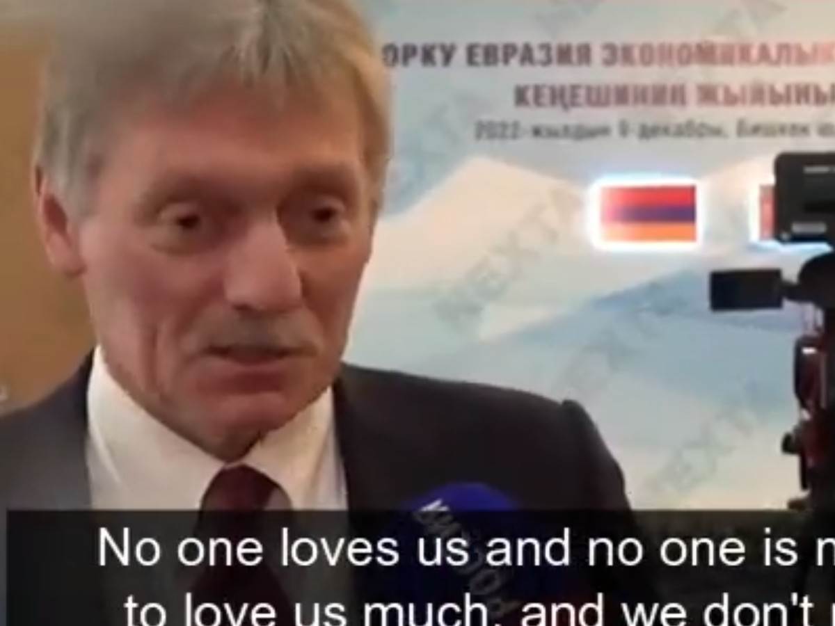  Dmitrij Peskov rekao da niko ne voli Ruse 