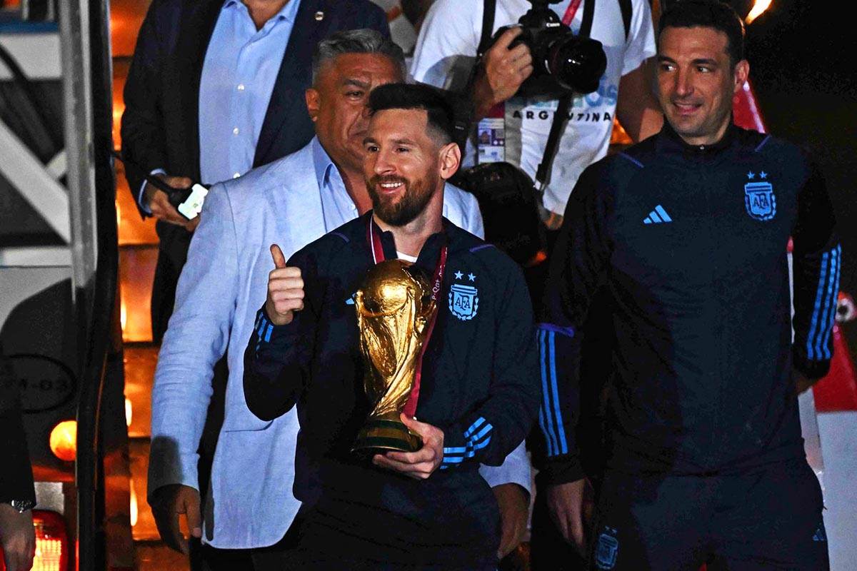  Doček fudbalera Argentine posle titule prvaka sveta 