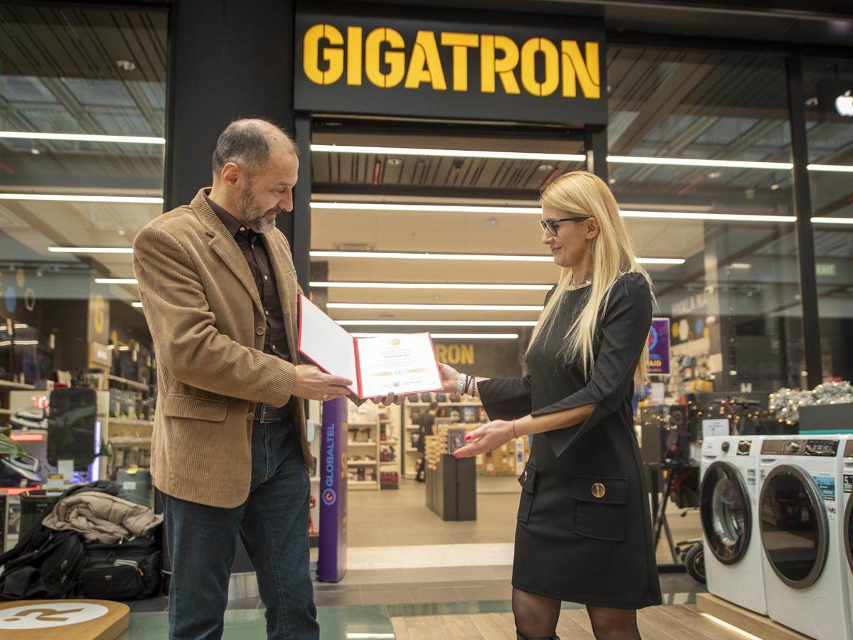  Gigatron je prva kompanija u Srbiji koja je dobila sertifikat Fer sa potrošačem 