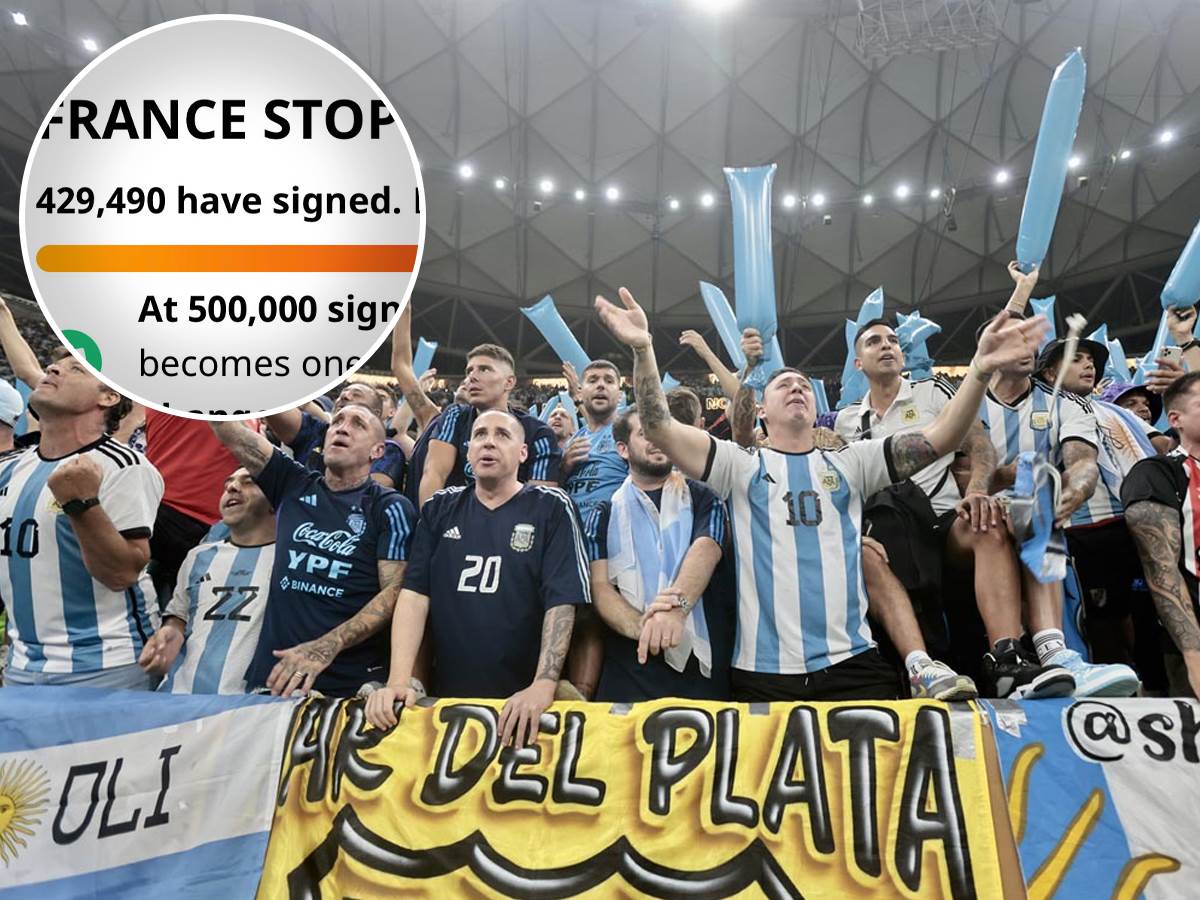  Navijači Argentine pokrenuli peticiju protiv Francuske 