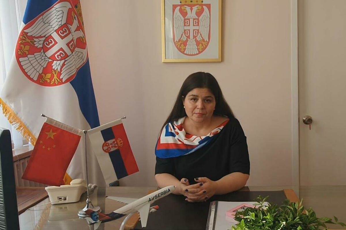  Ambasadorka Srbije u Kini i čestitala kineskom narodu novu godinu (VIDEO) 