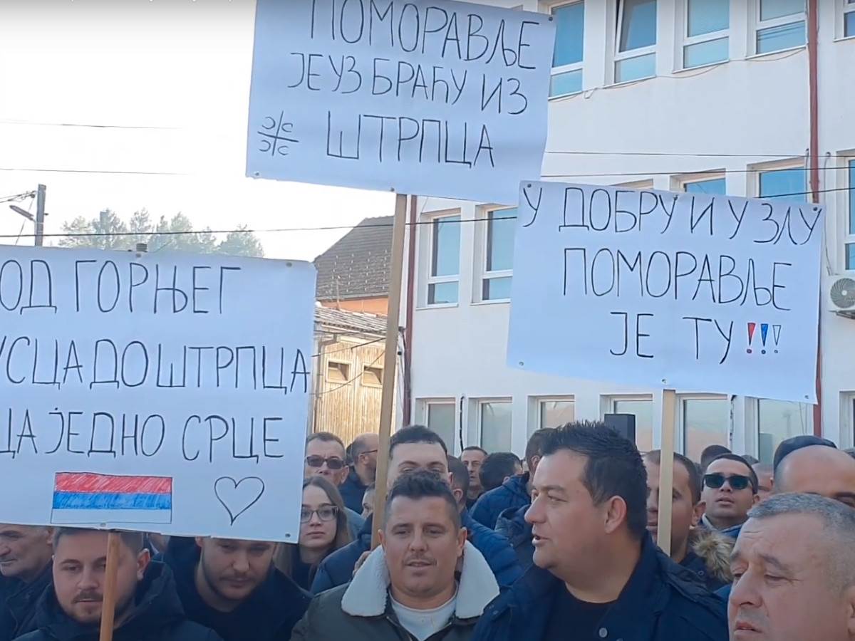 Protest Srba u Štrpcu 