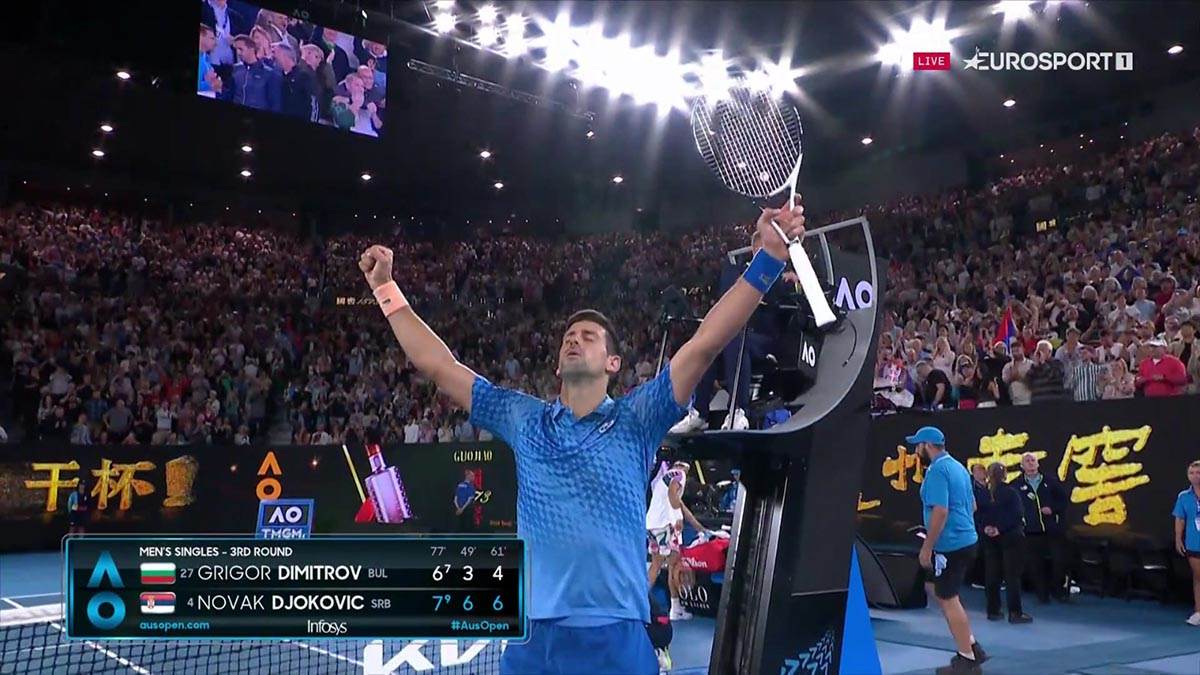  Novak Đoković drugačije proslavio pobedu na Australijan openu 