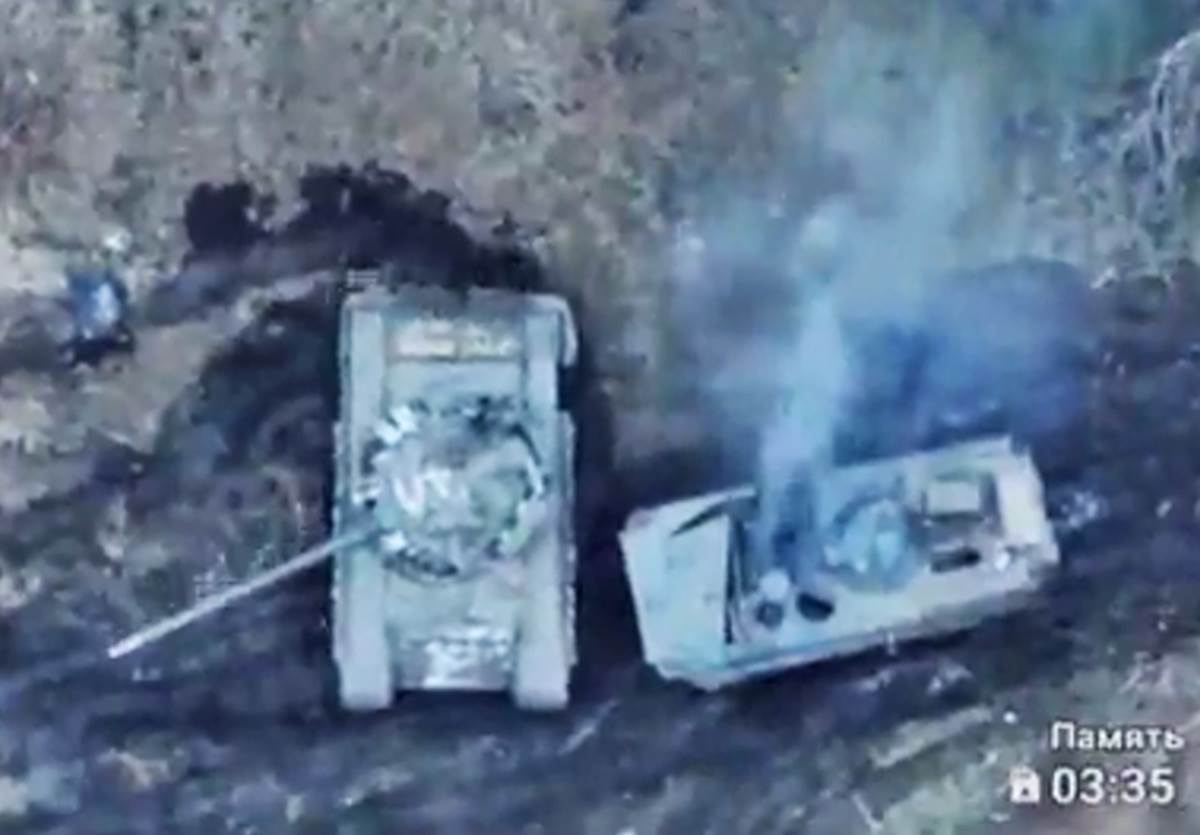  Snimak nesreće ruskih tenkista  