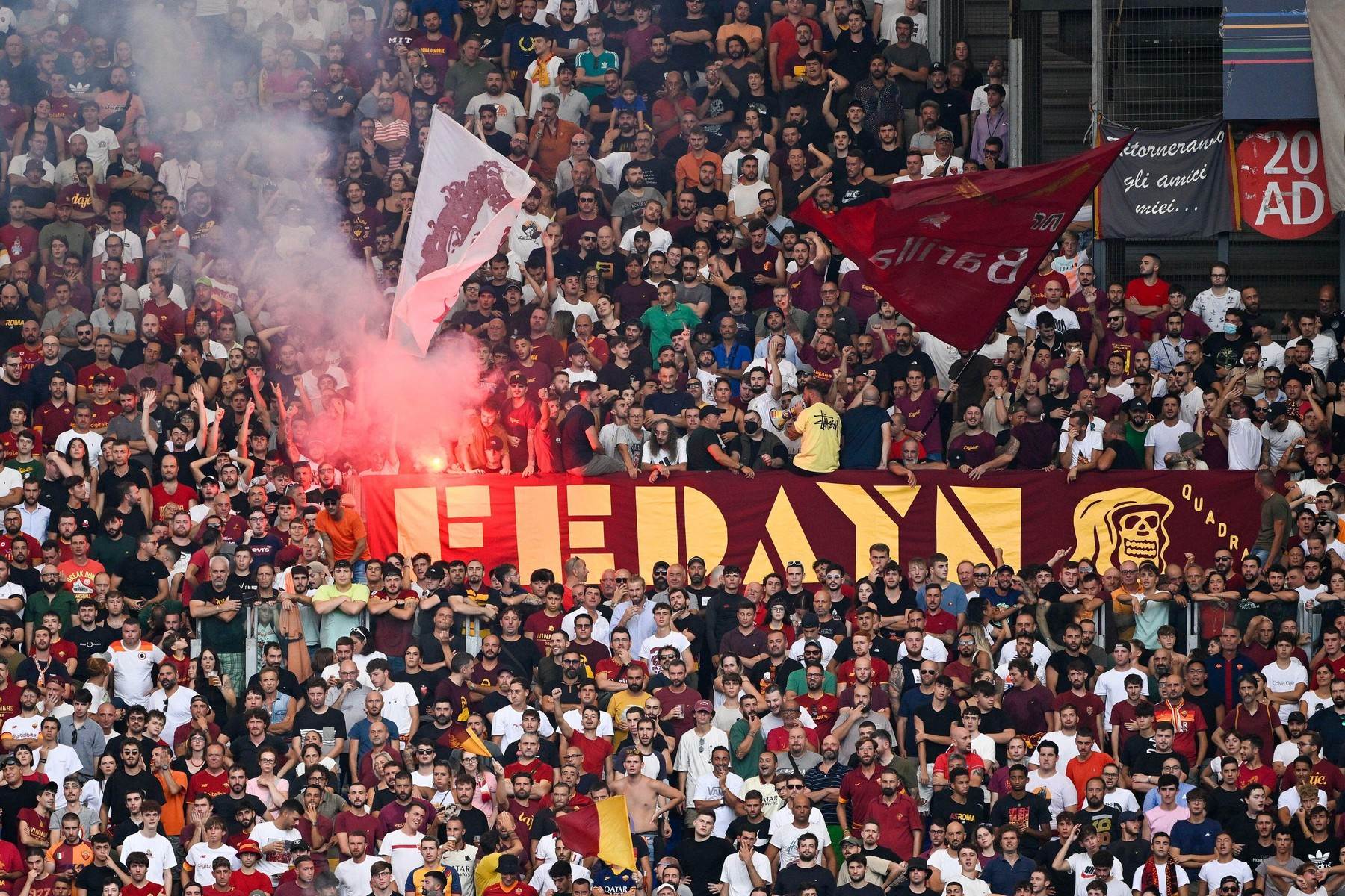 Rissa tra Stella Rossa e tifosi romanisti a Roma |  Sport