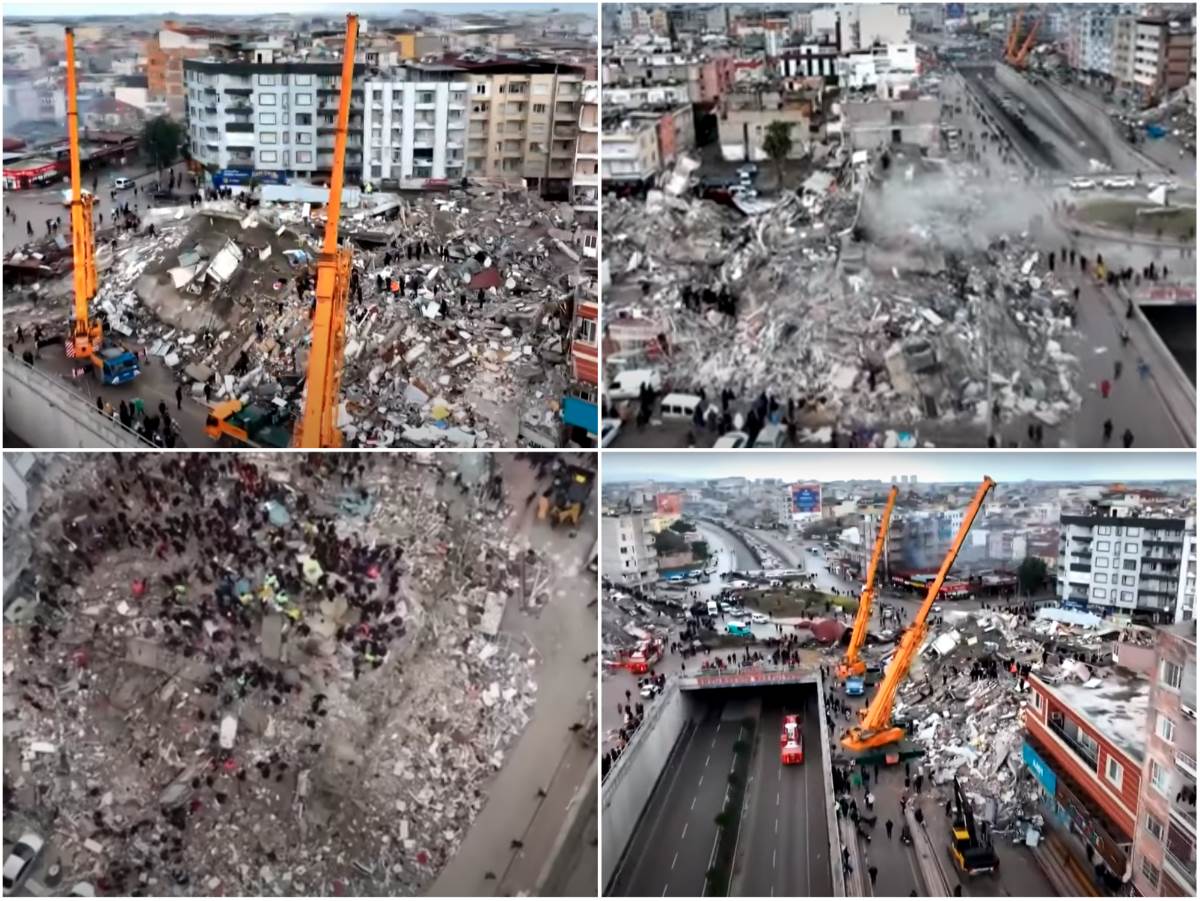  Snimci dronom posle zemljotresa u Turskoj 