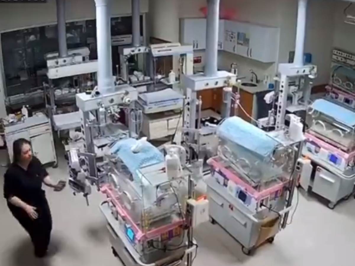  Snimak iz bolnice tokom zemljotresa u Turskoj 
