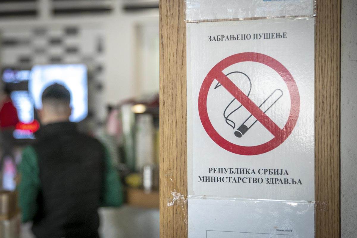  Kazne za pušenje u ugostiteljskim objektima milion dinara 