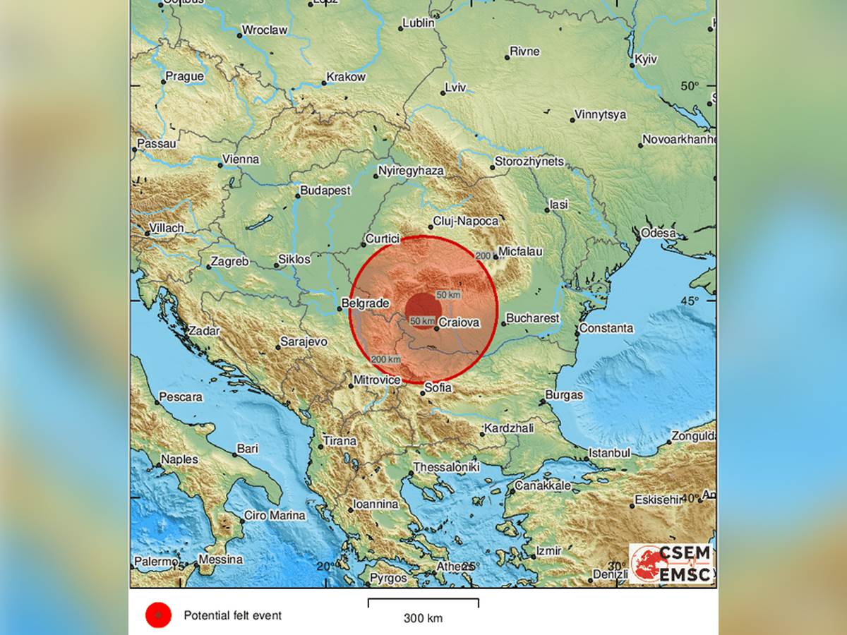  Zemljotres u Rumuniji osetio se u Beogradu 