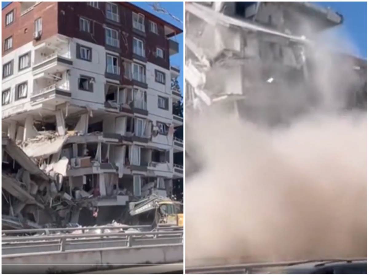  Snimak obrušavanja zgrade na čoveka u Turskoj 
