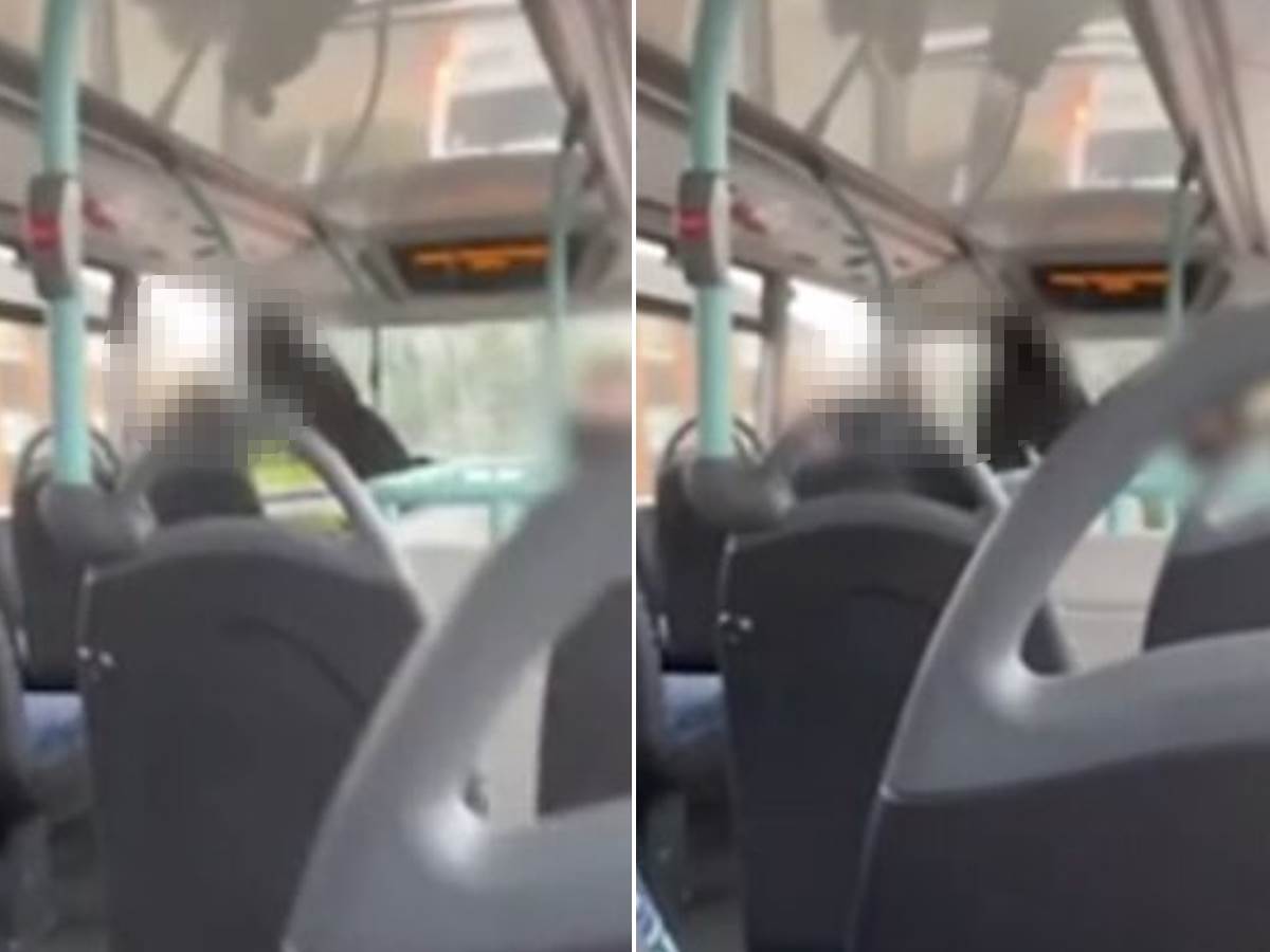  Žena udara i šutira devojčicu u autobusu 