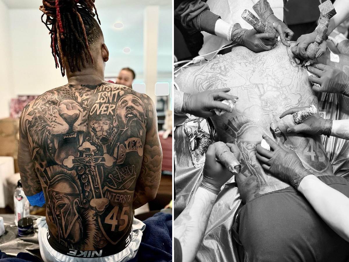  Američki sportista tetovirao Kobija Brajanta na leđima 